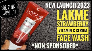 Lakme 9to5 VITAMIN C facewash review  RARA  skin brightening amp glowing facewash  lakme VITAMIN C [upl. by Xylon]