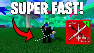 FULL GUIDE How To Get True Triple Katana  Blox Fruits [upl. by Anitsua]