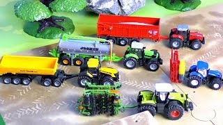 Trecker amp Traktoren  Bauernhof Fahrzeuge  Bauernhof Kinder  Farm Vehicles for Kids [upl. by Yelahs545]