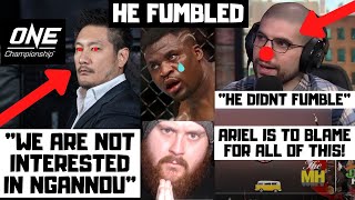 Francis Ngannou Fumbled Ariel Helwani EXPOSED For Coping About It From Fighting Fury to PFL [upl. by Aicnerolf888]