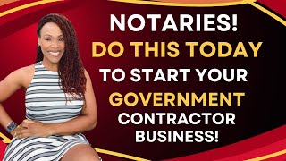 Notaries Start your Government Contractor Business TODAY and make MILLIONS notary government [upl. by Filia]