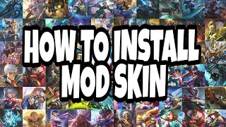 How to install mod skin files in mobile legends [upl. by Neff]