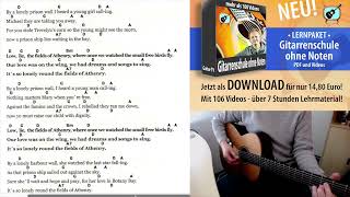 Fields Of Athenry  Traditional Cover Chords Lyrics  Play Along [upl. by Eletnahs]