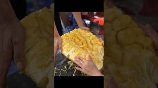 Cutting the biggest fruit in the world  Jackfruit cutting [upl. by Humph]