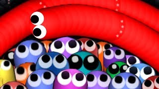 Slitherio 001 Troll Hacker Snake vs 91722 Giant Snakes Epic Slitherio Gameplay [upl. by Rebmeced]