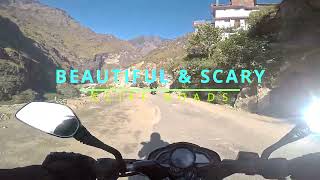 Beautiful and Scary Cliffs  Spiti Valley Bike Adventure ep 6 [upl. by Perl]