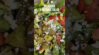 Delicious vegetable salad سلطة خضار صحية [upl. by Hgielar803]