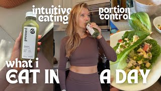 what I eat in a day to maintain  intuitive eating  ALDI haul [upl. by Einegue]