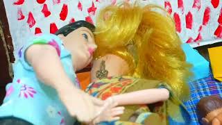 തടിയൻ 163Barbie doll all day routine in indian village  Barbie doll bedtime story Barbies show [upl. by Giordano72]