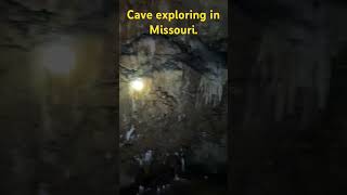 Cave exploring in Meramec State Park Missouri cave spelunking [upl. by Rafe]