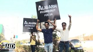 Manoj Bajpayee Rajkummar Come Out On Streets In Support Of Aligarh [upl. by Allenrad]