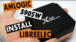 Amlogic S905W Running LibreELEC X96 Mini Dual Boot Tutorial [upl. by Oedama]