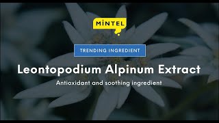 Mintel Trending Ingredient Leontopodium Alpinum Extract [upl. by Loralyn19]