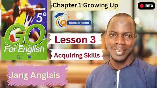 Go For English 5e  Chapter 1 Lesson 3  anglais wolof [upl. by Okorih]