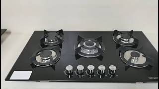 CHEFF Built in Tempered Glass Gas Hob [upl. by Akimed172]