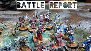 MESBG Battle Report Mordor Vs Fiefdoms 600pts [upl. by Aivat]