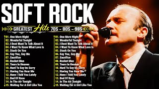 Most Old Beautiful Soft Rock Love Songs 70s 80s 90s  Phil Collins Elton John Rod Stewart Chicago [upl. by Natalee]