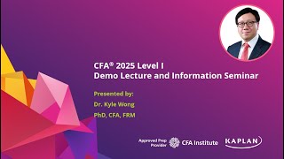 CFA 2025 Level I  Fixed Income  Dr Kyle Wong PhD CFA FRM [upl. by Eisso]