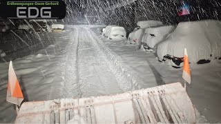 ❄️Plowing 1 Meter Fresh snow in the Alps❄️Winter service in Tyrol asmr [upl. by Akcirre]