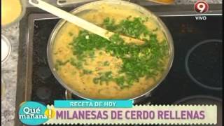 Milanesas de cerdo rellenas [upl. by Assetal]