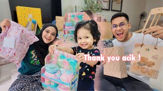 Unboxing Hadiah Birthday Maryam  PART 1 [upl. by Anaik]