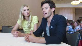 SDCC 2017 Stitchers Press Room Emma Ishta amp Kyle Harris [upl. by Nide]