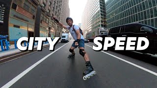 Speeding Through the City  Inline Skating Urban Flow Skate [upl. by Cosette573]