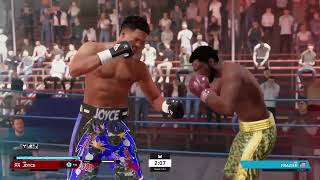 Undisputed boxing Joe Joyce vs Joe Frazier ko online [upl. by Halet257]