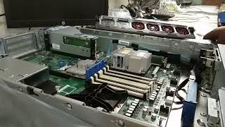 How to add parts on DL380 Gen10 HPe server [upl. by Kirrad417]