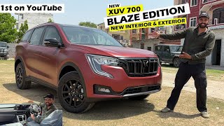 All New Black Interior amp Matt Exterior New Mahindra XUV 700 Blaze Edition Finally Here [upl. by Nylssej]