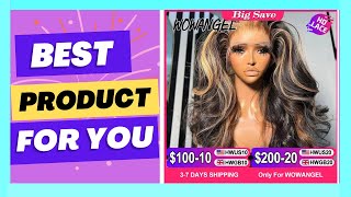 1B27 Highlight Colored Wig 13x6 HD Lace Frontal Human Hair Wig [upl. by Inimod]