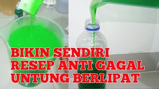 Cara membuat sabun cuci piring cair kental super wangi [upl. by Llerrud159]