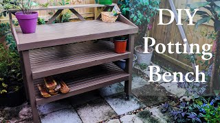 DIY Potting Bench Build Woodworking Project [upl. by Jojo]