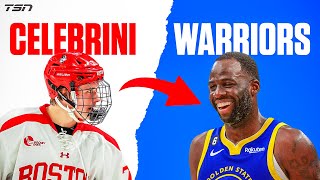 Macklin Celebrini shares a special connection to Draymond Green and the Golden State Warriors [upl. by Ahseel]