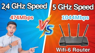 24 GHz vs 5 GHz WiFi Speed Test  Wifi Speed amp Range Comparison [upl. by Edholm864]