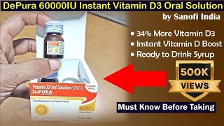 DePura 60000IU Vitamin D3 Oral Solution Quick Guide  Ready to Drink  Instant Vitamin D3 Boost [upl. by Leary]