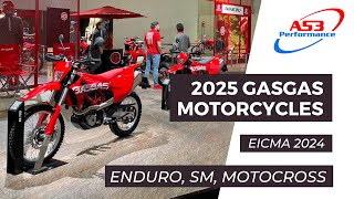 2025 GASGAS motorcycles at EICMA 2024 feat ES 700 SM 700 EC 300 GP Motocross amp Electric models [upl. by Eimac]