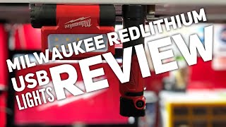 Milwaukee Redlithium USB Lights Review [upl. by Hernardo435]