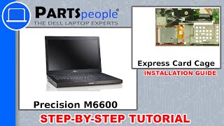 Dell Precision M6600 Express Card Cage HowTo Video Tutorial [upl. by Nosnehpets]