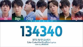 BTS 방탄소년단  134340 PLUTO Color Coded Lyrics EngRomHan [upl. by Boles]