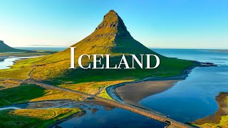 FLYING OVER ICELAND 4K UHD  Soothing Music Along With Beautiful Nature Video  4K Video Ultra HD [upl. by Asselem]