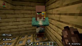 Minecraft Part 1 Making a House Underground Playthrough [upl. by Nolla]