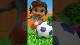 Nina Plays Soccer with her Grandma and Toys shorts cocomelon song nurseryrhymes play soccer [upl. by Emmi]