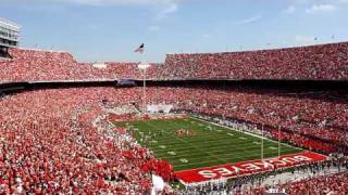 Ohio State Football Game FA18s flyby [upl. by Nileuqcaj]