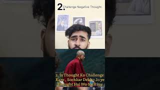 How To Tackle Negative Thoughts 🤔psyphiloperspectives keshavgangneja youtubeshorts CarryMinati [upl. by Atekehs962]