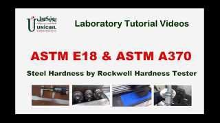 Rockwell Hardness Test [upl. by Sirromed]