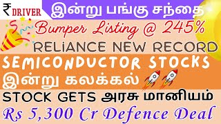 Jio Financial  RELIANCE  Tamil share market news  VODAFONE IDEA  IRFC  Indus tower news today [upl. by Sayette]