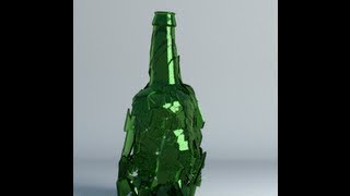 Glasflasche zerbricht  mit Soundeffekten [upl. by Yenettirb]