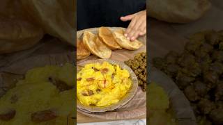 Navratri Special Halwa Puri ASMR Cooking  shorts food navratri asmr recipe indianasmrworld [upl. by Llevaj]