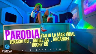 El Cherry Scom Parodia Yailin La Mas Viral  Tekashi 69 Anuel aa Arcangel Rochy RD Video Oficial [upl. by Ephrem889]